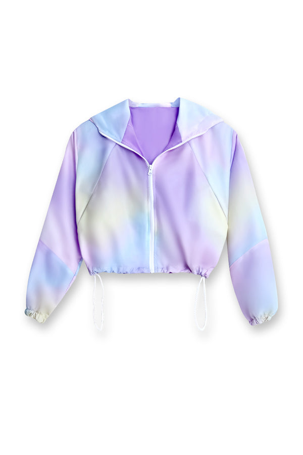 bella tie dye jacket unicorn