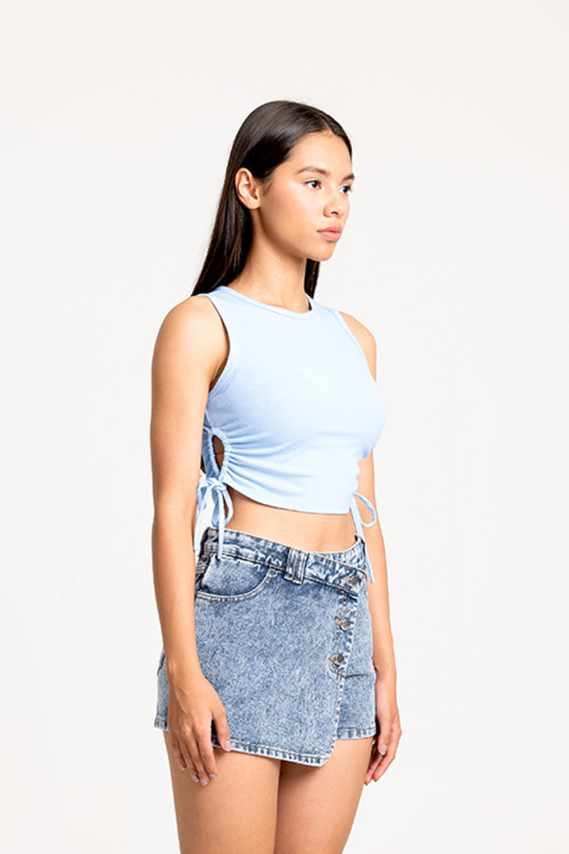 ivy top baby blue