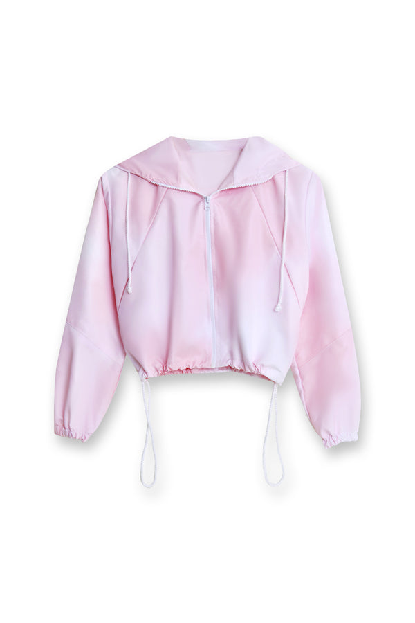 bella tie dye jacket pink