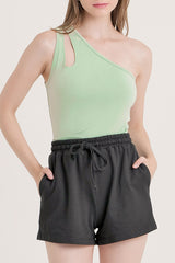 betty cut out top sage