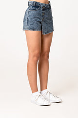 alice denim skort medium blue