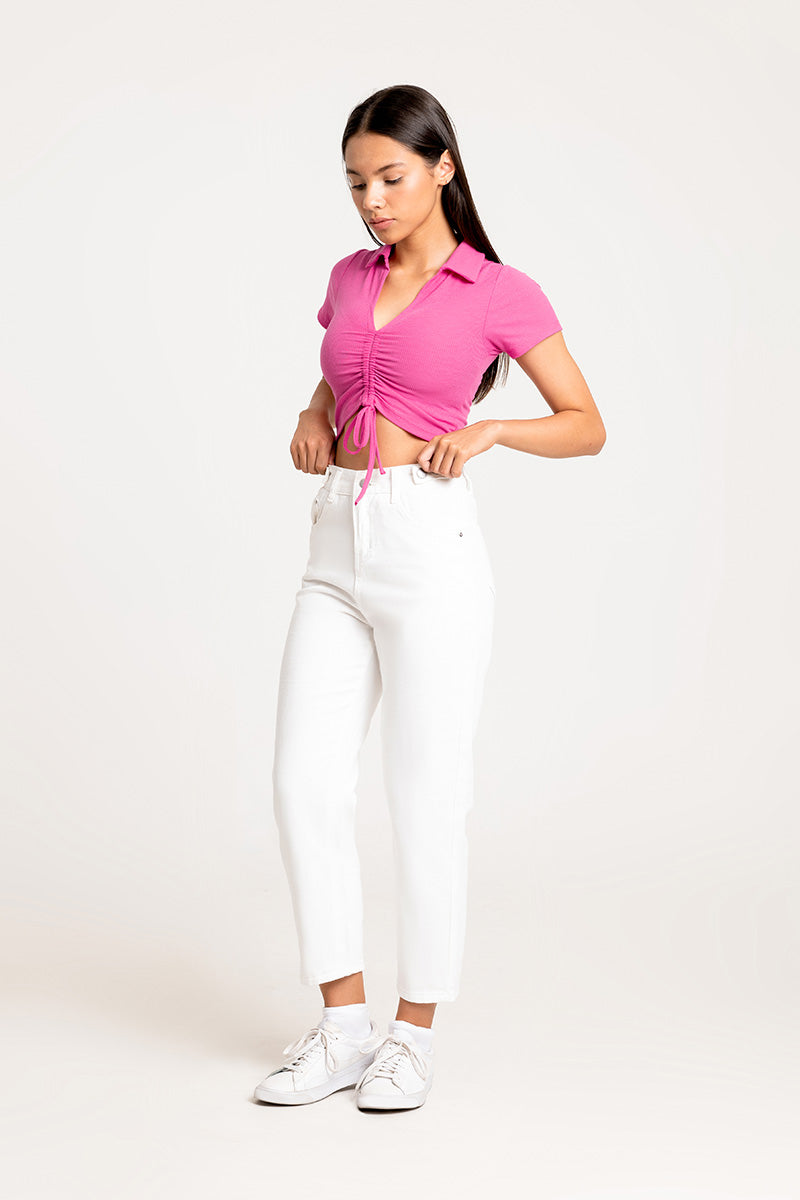 mia top shocking pink