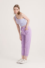 betty cut out top lilac
