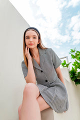 evelyn crop top black